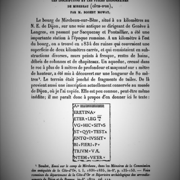 Ressources archéologiques